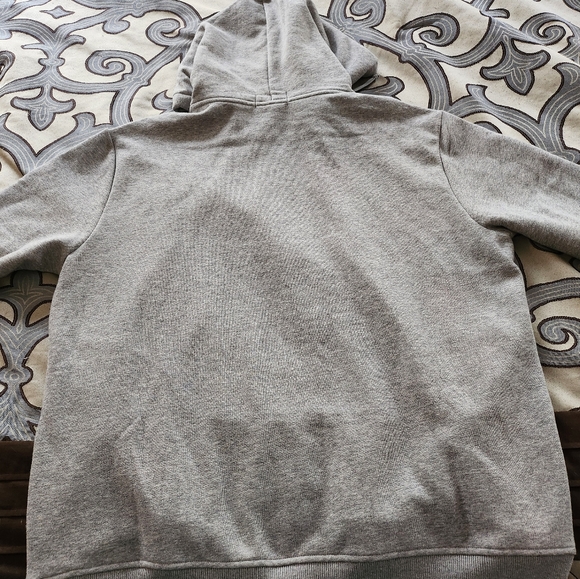 SOLD!!! POLO RALPH LAUREN Grey Sweatshirt / Hoodie 67 Multi-Color Logo Sz Large - Picture 5 of 8